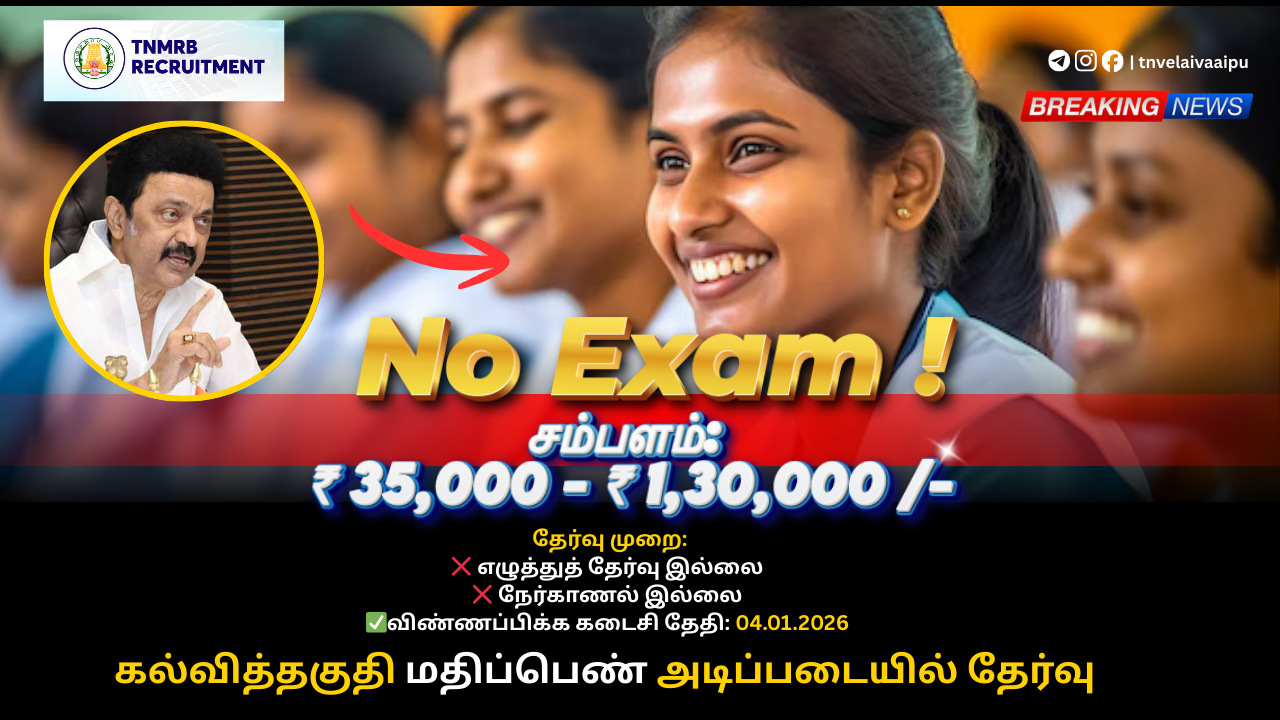 TN MRB Radiographer Recruitment 2025